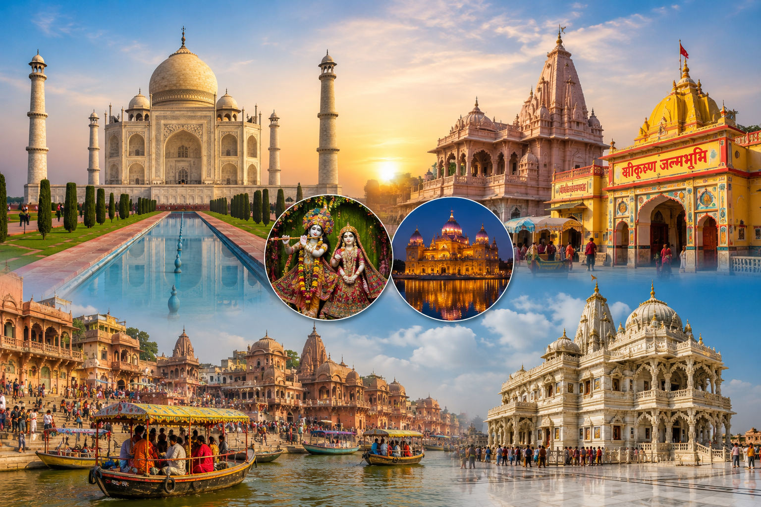 Agra Mathura Vrindavan Tour Package (RJ-1)